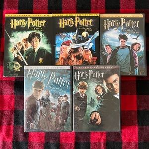 (5) Harry Potter Widescreen Edition & Special Features DVD’s